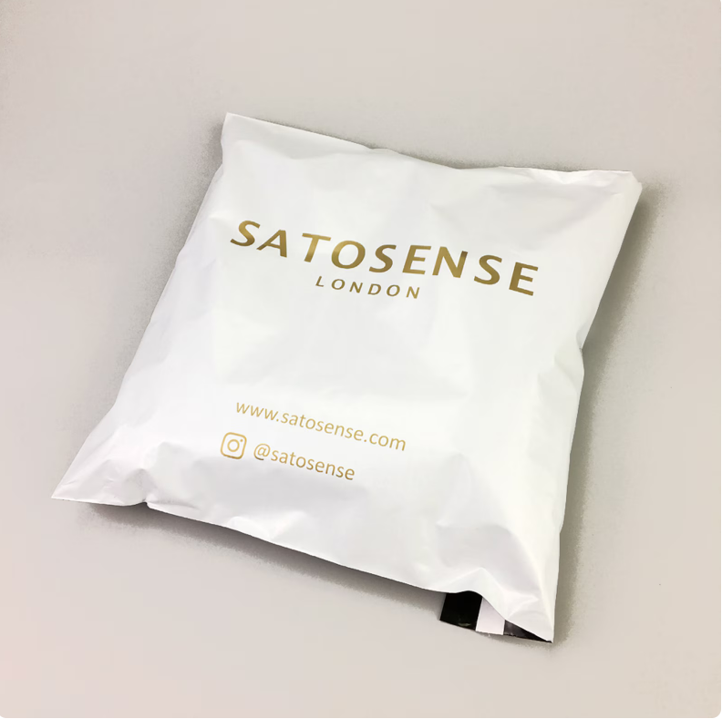 Пакети з логотипом А2+ 40х60см Купити білі конверти бандерольні оптом Брендовані пакети, фото 1