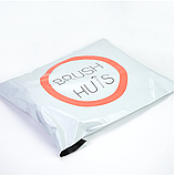 Білі кур'єрські пакети з логотипом для бренду Бандерольні пакети (конверти) А5 19х24 см, фото 5