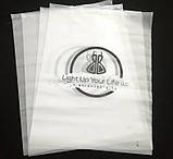 Глянцевий SLIDER пакет 40x45 см Великі прозорі пакети із застібкою slider Фірмовий стиль під замовлення, фото 4