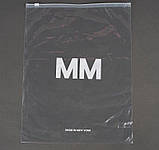 Глянцевий SLIDER пакет 40x50 см Прозорі надійні пакети зі слайдером Пакети з логотипом, фото 2