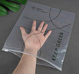 Глянцевий SLIDER пакет 40x50 см Прозорі надійні пакети зі слайдером Пакети з логотипом, фото 5