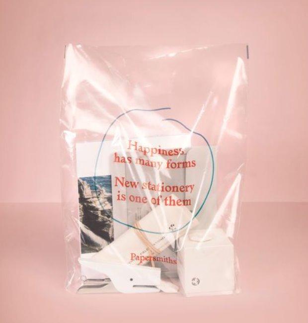 Прозорий кур'єрський пакет A2+ 40х60 см без кишені Пакувальний пакет з вашим логотипом, фото 1