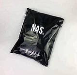 Кур'єрський пакет з клейкою стрічкою без кішені Пакет чорний А4 24х32 см з логотипом компанії, фото 2