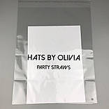 Подарунковий прозорий пакет 30х40 см з фірмовим логотипом і липкою стрічкою для пакування товарів, фото 7