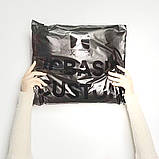 Графітний пакет для відправлень А4 Без кишені Стильний брендований пакет 24х32 см, фото 3