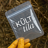 Зіп пакет з логотипом 10х15 см оптом Глянцевий прозорий Zip-lock під замовлення, фото 7