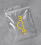 Поліетиленові прозорі Зіп-пакети 40х55 см Надійні глянцеві пакети з логотипом, фото 3