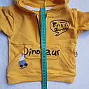 Костюм для хлопчика з капюшоном жовтий 6міс., фото 2