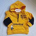 Костюм для хлопчика з капюшоном жовтий 6міс., фото 5