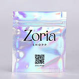 Голографічний Зіп-пакет 20х25 см 100 мкм з логотипом оптом для вашої успішної реклами, фото 8