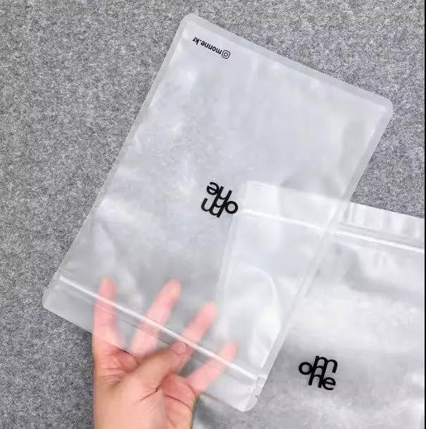 Зіп-пакети матові 24х30 см Щільність 100 мкм Друк на Zip пакетах Макет логотипу в подарунок, фото 1