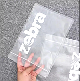 Зіп-пакети матові 24х30 см Щільність 100 мкм Друк на Zip пакетах Макет логотипу в подарунок, фото 2