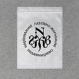 Зіп-пакети матові 24х30 см Щільність 100 мкм Друк на Zip пакетах Макет логотипу в подарунок, фото 7