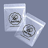 Упаковка ЗІП матова прозора 40х50 см Якісні зіплок пакети щільністю 100 мкм з вашим логотипом, фото 6