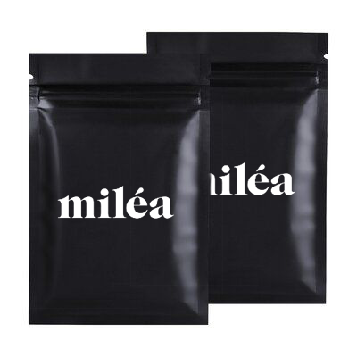 Упаковка ЗІП-ЛОК чорна 20х25 см Якісні поліетиленові пакети зіплок щільністю 100 мкм з вашим логотипом, фото 1