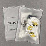 Матовий SLIDER пакет 10x16 см з білим замком Компактні поліетиленові пакети зі слайдером і логотипом, фото 6