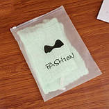 Матовий SLIDER пакет 10x16 см з білим замком Компактні поліетиленові пакети зі слайдером і логотипом, фото 8