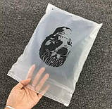 Пакети слайдер 14x20 см матові з білим замком Пакети-слайдери на замовлення з вашим логотипом, фото 8