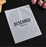 Зіп пакет слайдер 15x25 см матовий із замком Пакети поліетиленові з друком логотипу для промо-дизайну, фото 8