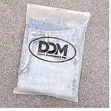 Зіп пакет слайдер 35x45 см матовий із замком Пакети слайдери з вашим логотипом, фото 5