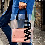 Пакет петля прозорий з чорними ручками Розмір 30х35 см (60 мкм) Під друк вашого логотипу, фото 6