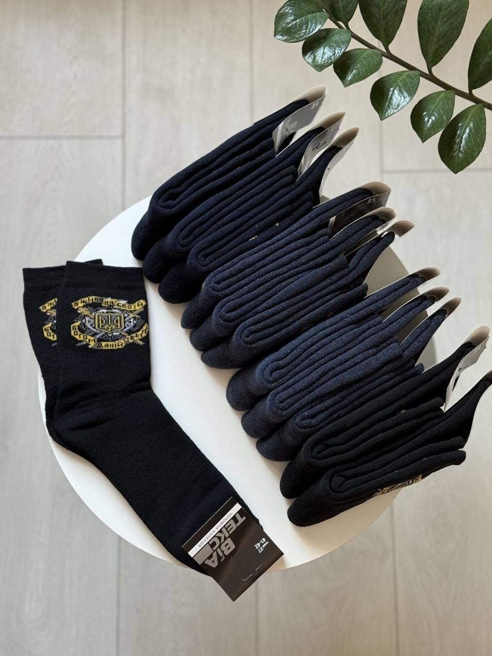 Шкарпетки чоловічі 12 пар зимові махрові ТМ "ВиАтекс" розмір 27 (41-43)