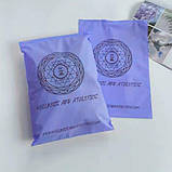 Матовий фіолетовий SLIDER пакет 35x45 см Пакет Слайдер у фіолетовому кольорі з вашим логотипом, фото 5