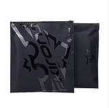 Матовий чорний SLIDER пакет 20x20 см з логотипом Пакет слайдер поліетиленовий в чорному кольорі, фото 6