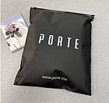 Матовий чорний SLIDER пакет 20x20 см з логотипом Пакет слайдер поліетиленовий в чорному кольорі, фото 7