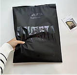 Матовий чорний SLIDER пакет 25x30 см Пакети із замком бігунком у чорному кольорі Брендування продукції, фото 2