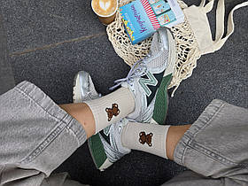 Жіночі шкарпетки середні ТЕННІС НЛ з написами 18-19 см 36-40 ведмедика