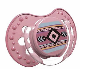 Пустушка динамічна силіконова 6-18 міс Lovi Retro baby Girl 2 шт, 22/857 (Лові)