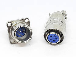 Роз'єм XS12-5pin комплект (Гнідо + штекер)