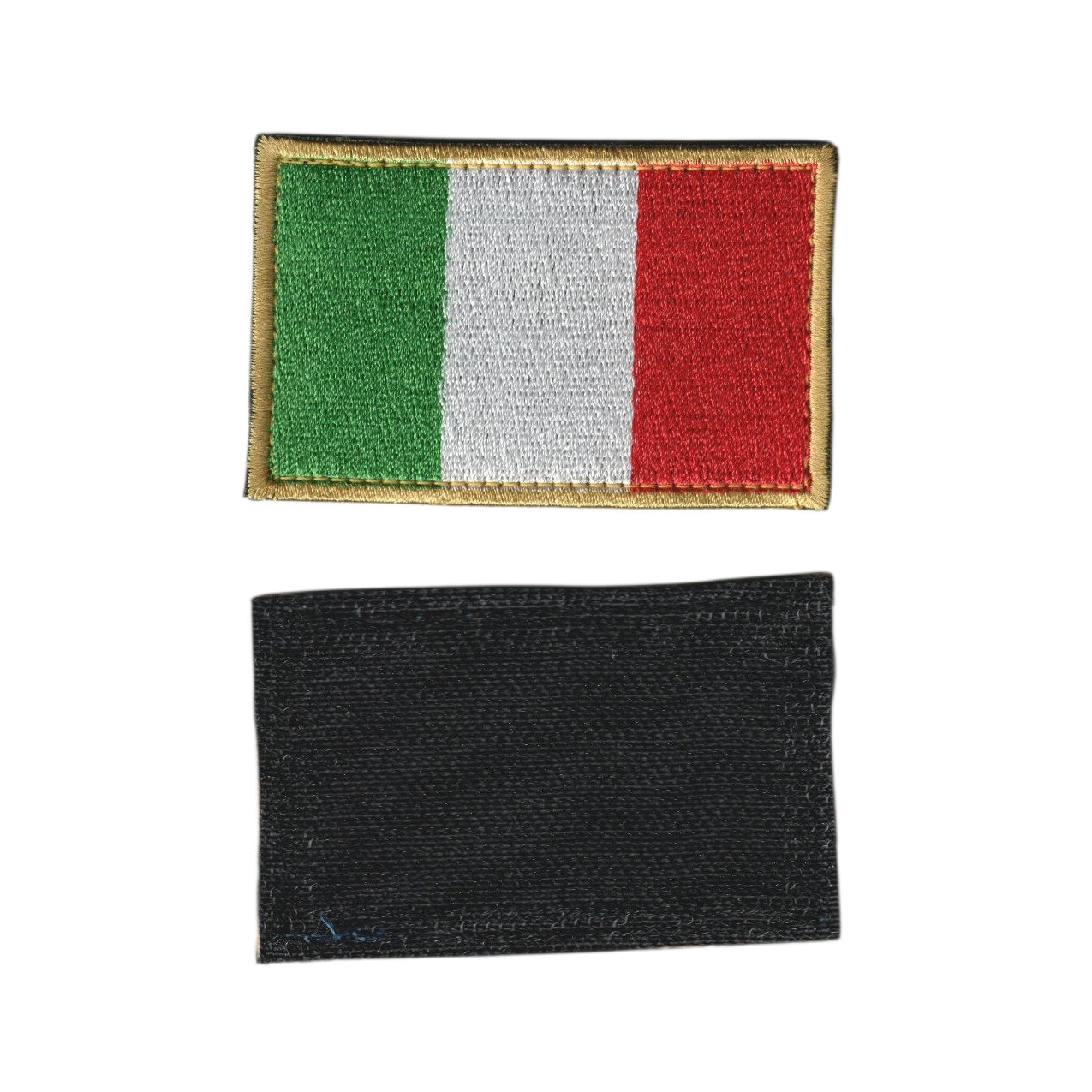 Шеврон військовий / армійський,флаг Італія, на липучці, ЗСУ. 5 см * 8см, фото 1
