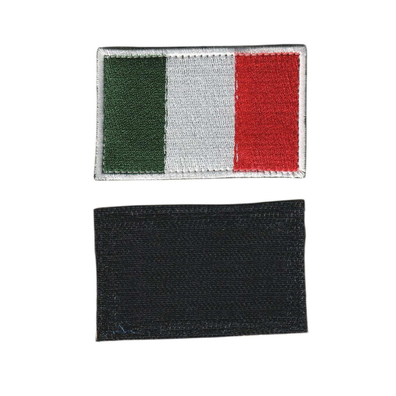Шеврон військовий / армійський,флаг Італія, на липучці, ЗСУ. 5 см * 8см, фото 1