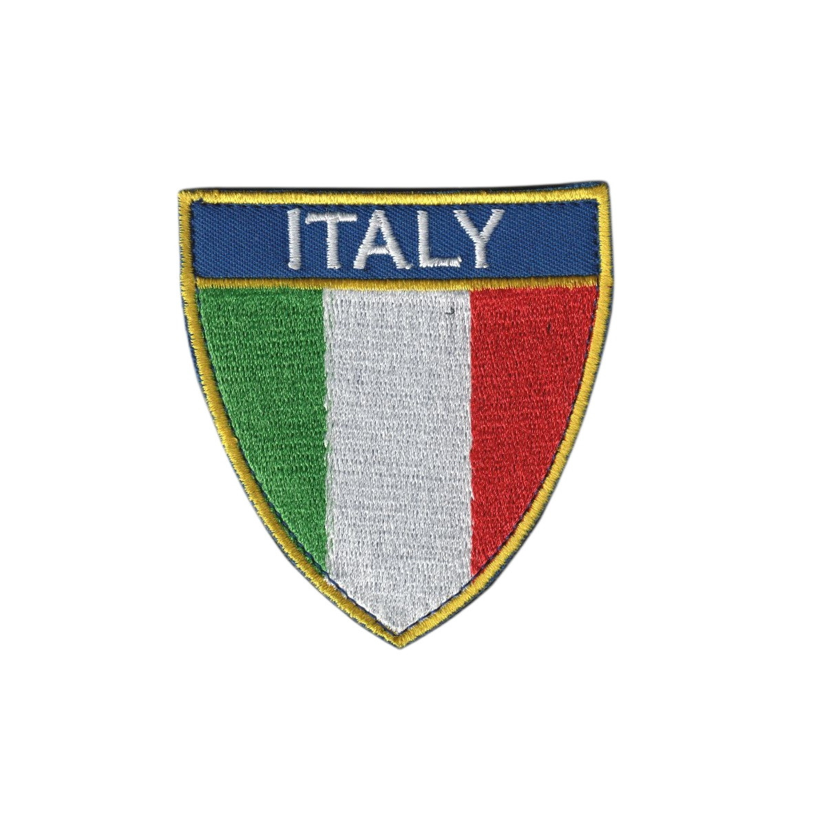 Шеврон військовий / армійський,флаг Італія, на липучці, ЗСУ. 7,5 см * 8см, фото 1
