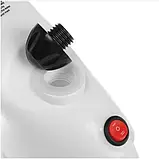 Ручний відпарювач-парогенератор для одягу RAF R.1267W Відпарювач з щіткою для чищення одягу Білий, фото 4