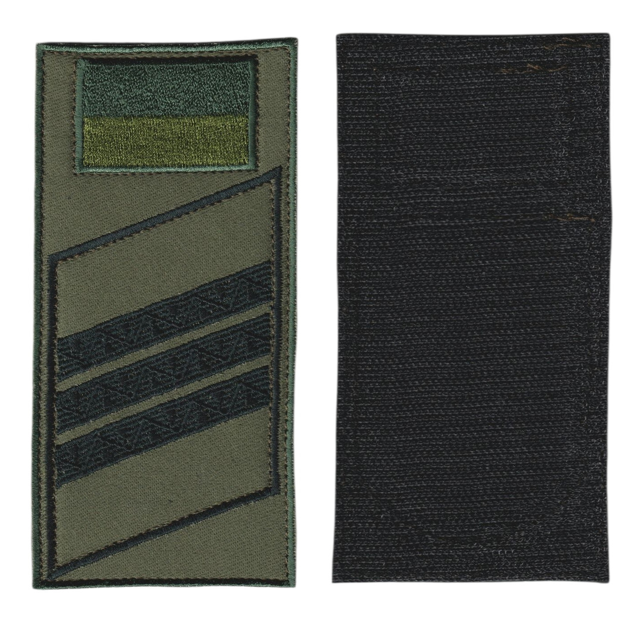 Шеврон учбовий курсовка 3 курс  на липучці  на оливці, ЗСУ. 14 см * 7 см, фото 1