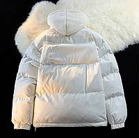 Женская куртка-пуховик матовая плащевка