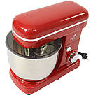 Планетарний міксер Chef Machine 5 л 2200 Вт із чашею тістоміс для замішування тіста та збивання кремів, фото 3