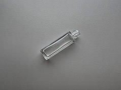 8 мл Квадрат флакончик скляний прозорий сам окремо, пляшка, атомайзер, флакон, ємкість, пляшечка