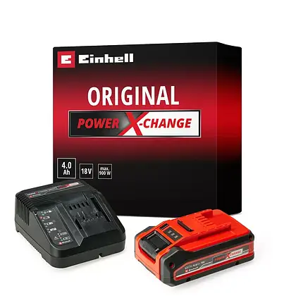 Акумулятор + зарядний пристрій Einhell 18V 4.0 Ah PXC PLUS Starter Kit (4512159), фото 1