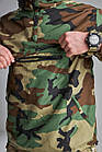 🔥 Куртка-Анорак "Mil-Tec - Winter Combat Anorak" (Woodland) тактична, теплі, військові, мультикам, ЗСУ, НГУ, фото 7