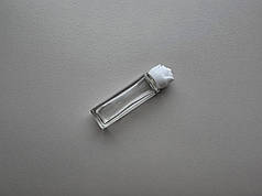 8 мл Квадрат флакончик скляний прозорий з кришкою біла троянда, пляшка, атомайзер, флакон, ємкість, пляшечка