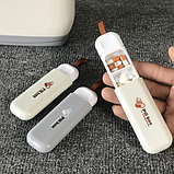 Таблетниця/органайзер/ контейнер 3.5 х 10.5 х 1.6 см для таблеток і ліків на 3 відділення білий, фото 9