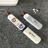 Таблетниця/органайзер/ контейнер 3.5 х 10.5 х 1.6 см для таблеток і ліків на 3 відділення білий, фото 10