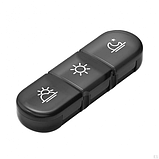 Набір із 7 штук Таблетниця/органайзер/ контейнер 16 х 12 х 4.2 см для таблеток 21 відділення чорний, фото 10