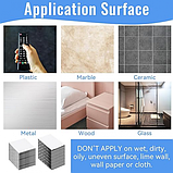 Комплект 5 штук двосторонніх липучок 40х35 мм для фіксації килимів/чохлів/подушок/в авто, фото 3