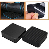 Комплект 5 штук двосторонніх липучок 40х35 мм для фіксації килимів/чохлів/подушок/в авто, фото 5