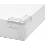 Набір із 8 штук самоклейних прозорих силіконових захисних накладок на гострі кути меблів T-подібні, фото 2